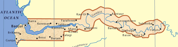 Gambias Regioner